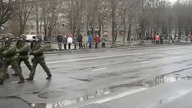 Нарва. Парад в день Независимости Эстонии смотреть онлайн