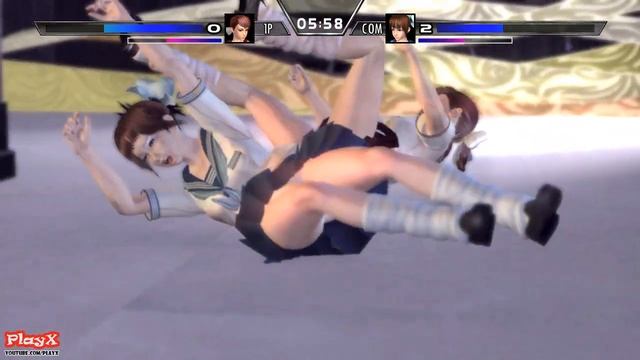 Rumble Roses XX Single Match Great Khan Vs The Black Belt Demon Game Play19-[PlayX] смотреть онлайн