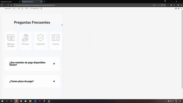 Página de Preguntas Frecuentes con Filtros | HTML, CSS y Javascript смотреть онлайн