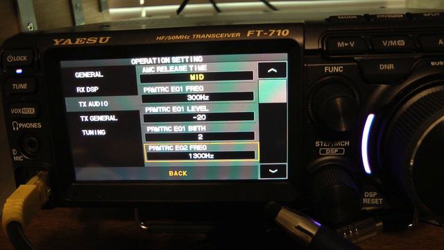 Yeasu FT-710 Transmit Audio Settings