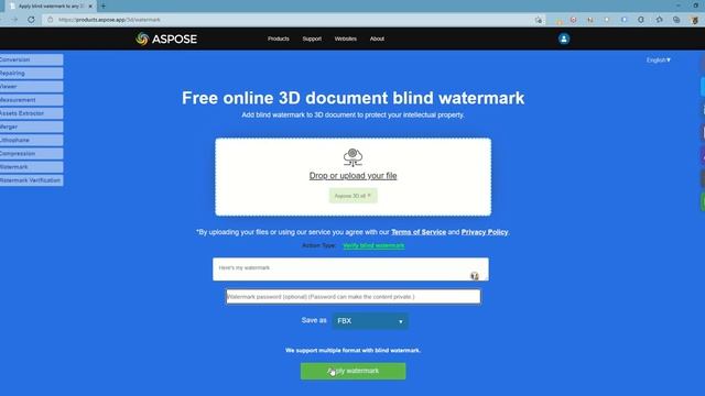 Encode a blind watermark into a 3D file смотреть онлайн