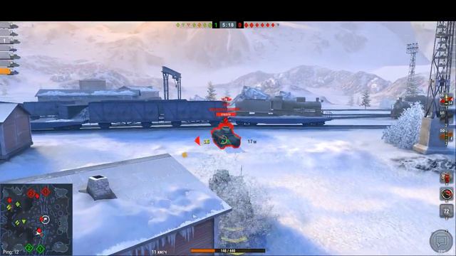 SAu 40 (World of Tanks Blitz, бой + описание, карта Эшелон) смотреть онлайн