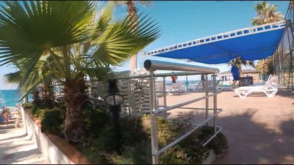 Турция , Алания Отель CONCORDIA CELES , территория отеля и дорога до моря