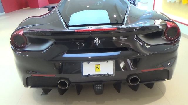 FERRARI 488 GTB IN NERO DAYTONA AT FERRARI OF CENTRAL NEW JERSEY (4K WALKAROUND) смотреть онлайн