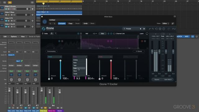 11. Generating Stereo Bass Using Ozone 11