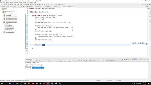 Java 8 - Tutorial - 03. Functional Interface with Lambda Expression Method Reference Code Intro. смотреть онлайн