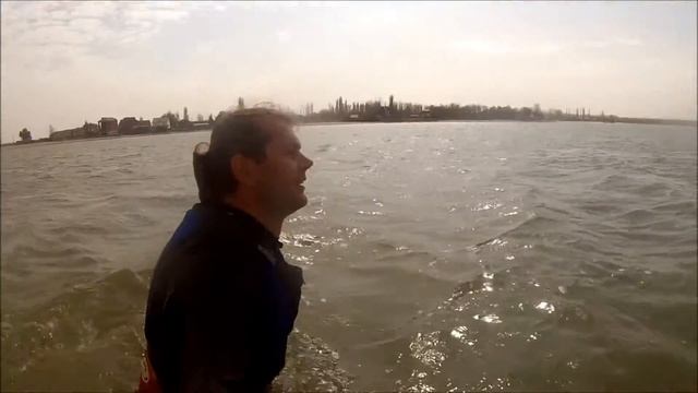 Один день из бучение кайтсерфингу. смотреть онлайн
