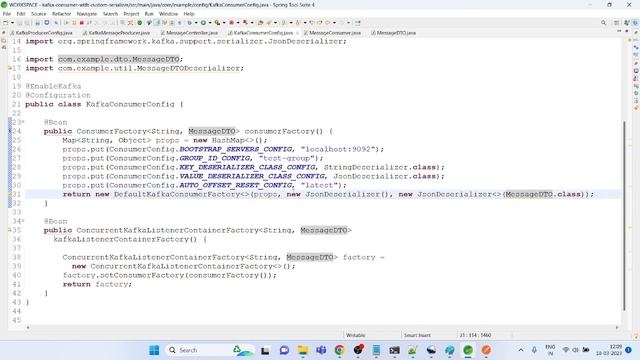 Kafka with Java Part 10: Producer consumer with custom serializer смотреть онлайн