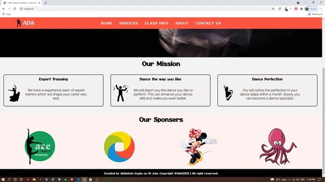 Backend Dance Website Preview using JavaScript, NodeJS, Express JS, and Pug смотреть онлайн