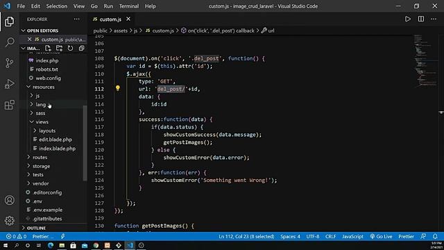 Image CRUD in Laravel 8 using AJAX | Part 6 смотреть онлайн
