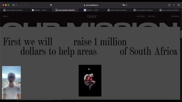 VLOVE — Website development, transfer from Figma to Webflow смотреть онлайн