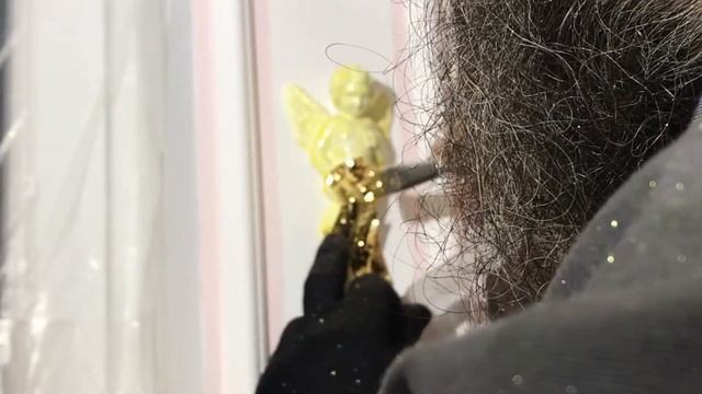 Золотой декор. Лепные детали в интерьере. Gold decor. stucco details in the interior. Поталь-Центр смотреть онлайн