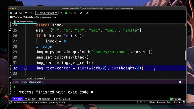 Pygame Tutorial - Smile смотреть онлайн
