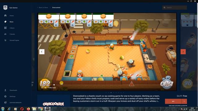 OVERCOOKED Pc | chaotic Fun Game | Free games | Epic Game Giveaway | Epic Store Mystery game смотреть онлайн