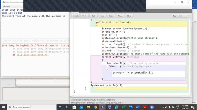 ICSE Std 10 String Handling Java Program how to write your name in abbreviated form #S.C.Bose смотреть онлайн