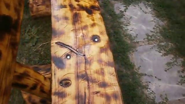 Скамейка с поваленной осины! смотреть онлайн