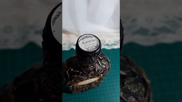 Декор бутылки в технике пейп арт. смотреть онлайн