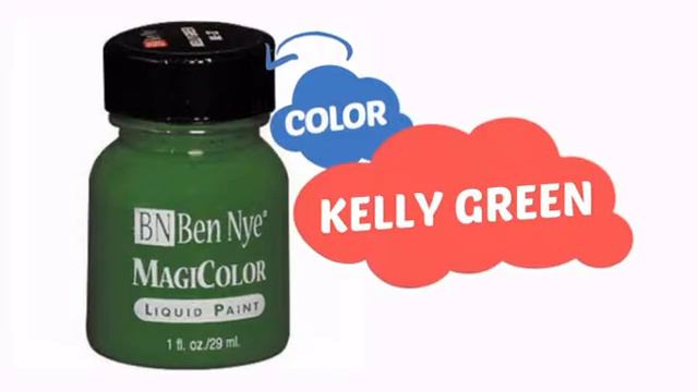 Ben Nye Liquid Face Paints - Kelly Green ML-32 (1 oz) - ClownAntics.com смотреть онлайн