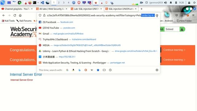 LAB 3 | SQL injection UNION attack, determining the number of columns returned by the query смотреть онлайн