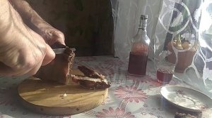 Вяленый  лещ после 3-х мес. хранения в морозилке.