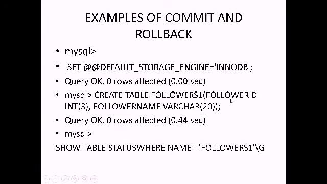 Mysql-Database transaction and TCL commands(part-2) смотреть онлайн