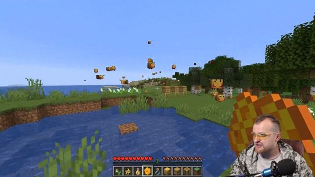 Пчёлы в майнкрафт ПОЛНЫЙ ОБЗОР СНАПШОТА 19w34a Minecraft 1.15 смотреть онлайн