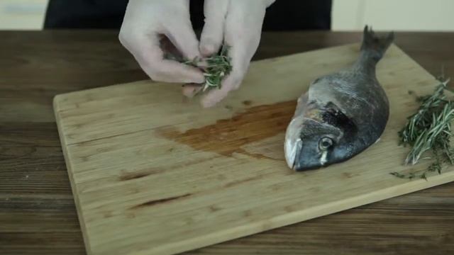 Рыба, запеченная с солью Setra