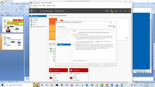 How to Configure Syslog Server With Domain Controller All in one LAB смотреть онлайн