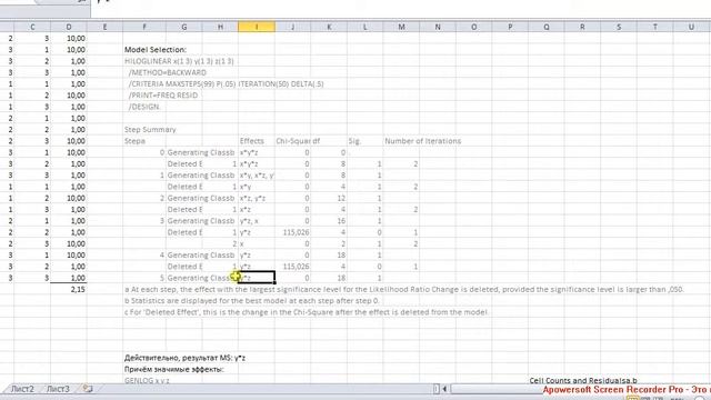 Результаты выдачи Model Selection 1 / Model Selection Results смотреть онлайн
