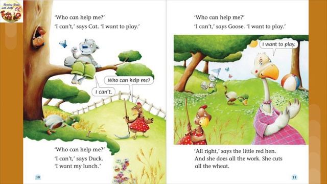 The Little Red Hen/ Classic Tales- L1/ Read Aloud by Little CC смотреть онлайн
