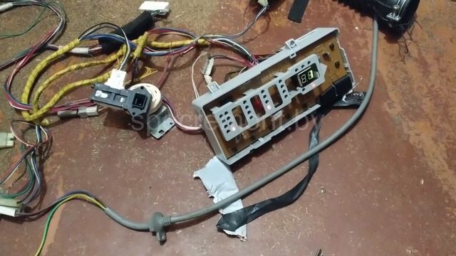 Ремонт модуля стиральной машины Samsung WF-1062 не включается|specremont.by смотреть онлайн