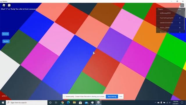 Playing color tower game on roblox! смотреть онлайн