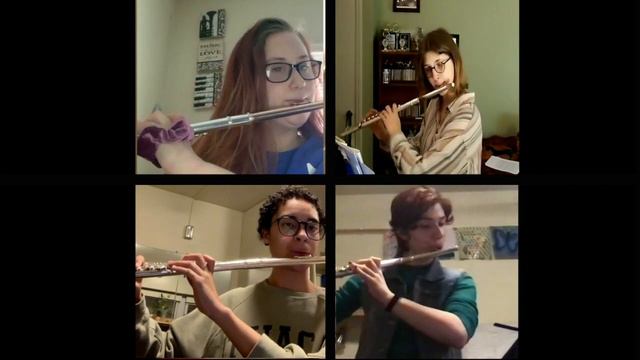 Waterfall - Undertale (arranged for flute quartet) смотреть онлайн