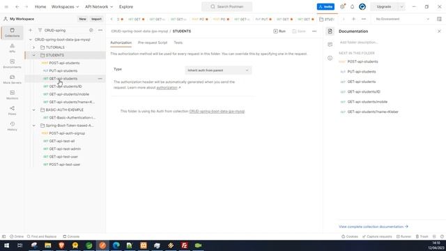 API Spring Boot, Spring Data JPA, Auth Basic - Bootstrap Jquery/Axios Chamando as rotas pelo Postma смотреть онлайн