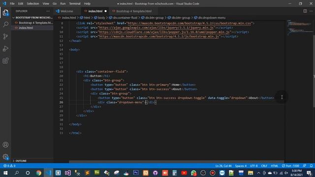 Part 2: Learning Bootstrap from w3schools.com | for complete video goto my playlist(4) смотреть онлайн