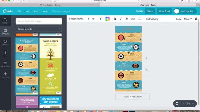 Tutorial: How to Make an Infographic on Canva смотреть онлайн