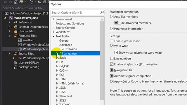 Visual Studio replace tab with spaces смотреть онлайн