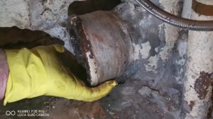 Лайфхак для сантехников! Ремонт чугунного раструба