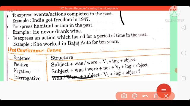past continuous tense ( was / were +verb1+ing) learn English grammar in Hindi смотреть онлайн