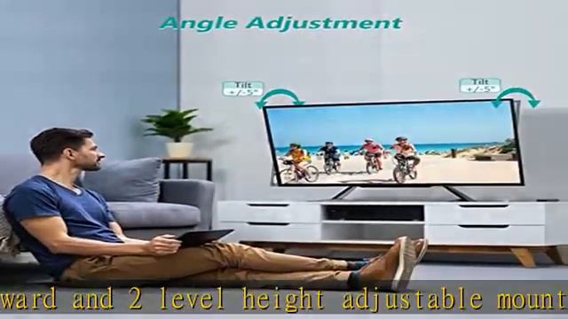 WALI Universal TV Stand Tabletop, for Most 23 to 42 inch LCD Flat Screen TV, VESA up to 400x300mm ( смотреть онлайн