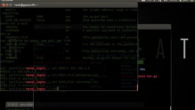 Hackear un servidor explotando MySQL смотреть онлайн