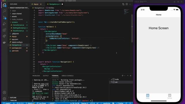 React Native Navigation Tutorial para principiantes смотреть онлайн