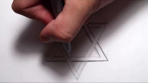 How To Draw The Star of David - Step by Step