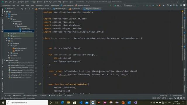 Moving List Item position in RecyclerView | Android Fundamentals | Android | смотреть онлайн