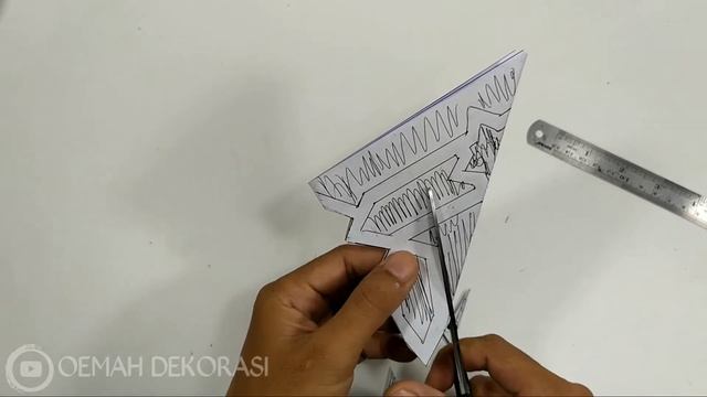 HOW TO CUT A GEOMETRIC ISLAMI PATTERN | PAPER CUTTING DESIGN смотреть онлайн
