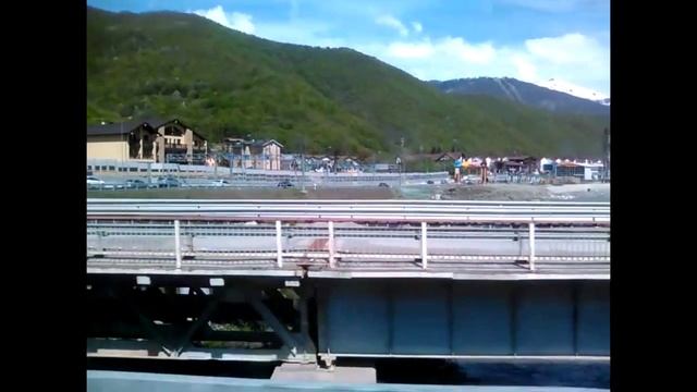 История Красной Поляны и Горки Город на автобусе. смотреть онлайн