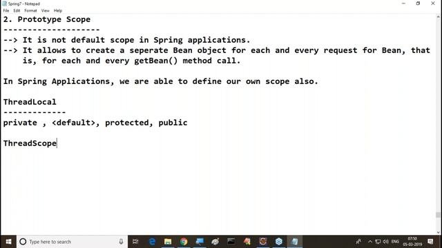 SPRING Programming Tutorial || by Nagoor Babu Sir On 05-03-2019 смотреть онлайн