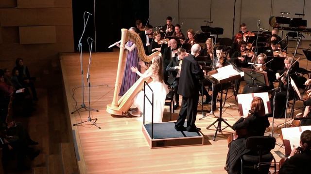 Rutha Vaitkute & Ekaterina Dvoretskaya - W.A.Mozart - Concerto C-Dur for flute and harp (1st part) смотреть онлайн