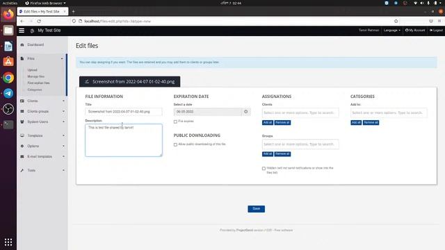 I Will Configure Projectsend File Sharing Server On Your Linux Server смотреть онлайн