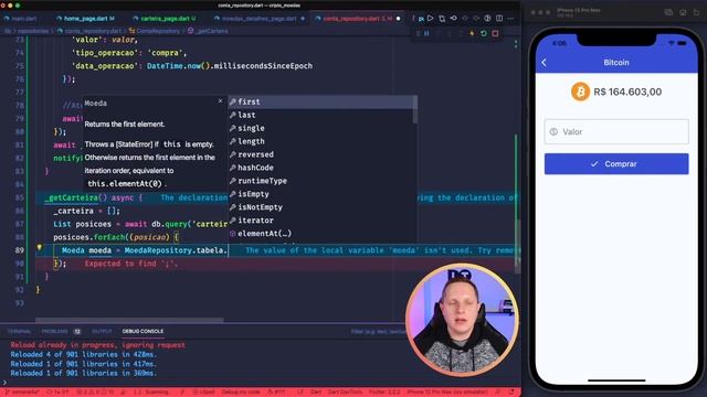 Transações no SQLite para Consistência dos Dados - Parte 3 | Curso de Flutter смотреть онлайн